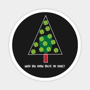 Christmas Pickleball Design for Pickleball Obsessed Magnet